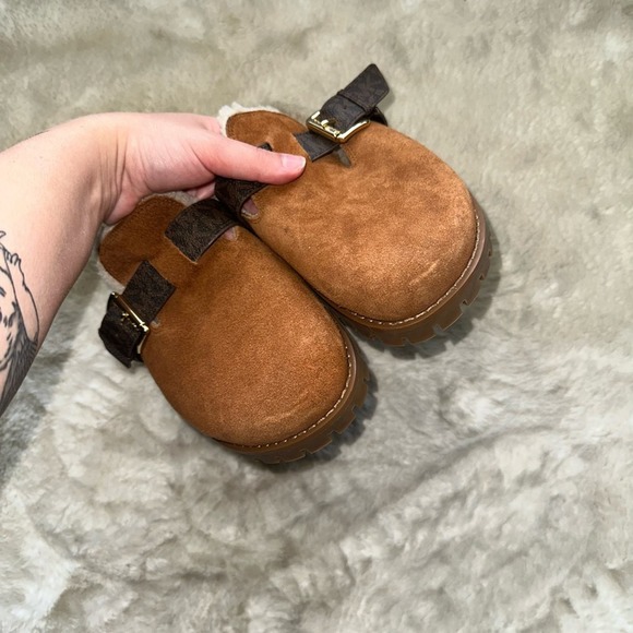 Michael Kors Judd Closed Toe Suede Clog/Mule Men's Size 8.5/Women's Size 10.5 - Picture 5 of 8